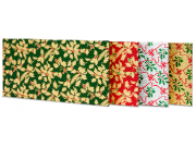 Anniversary House Holly Print Yule Log Boards (10 x 5" / 25 x 13cm)